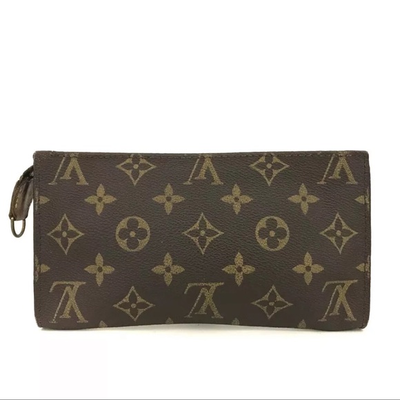 AUTH Louis Vuitton Monogram Cosmetic Pouch - Picture 5 of 9